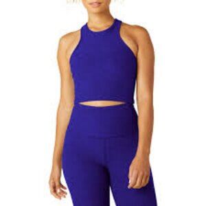 Beyond Yoga Studio Crop Tank Vibrant Royal Size Medium NWOT